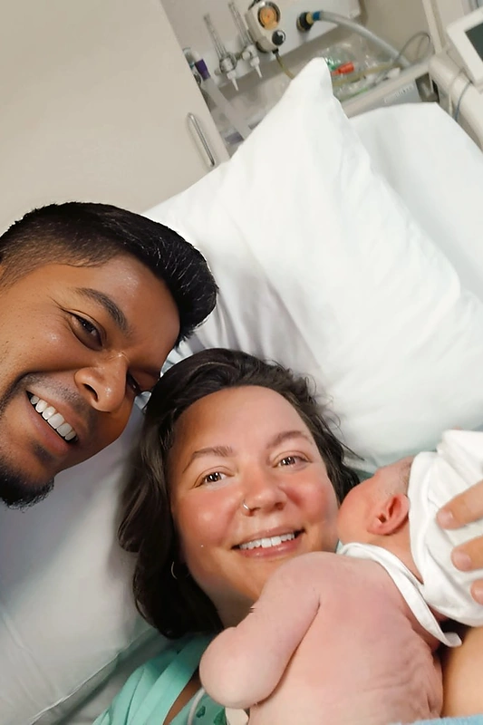 Raimonda Masiulytė-Ramchurn su vyru Vimaliu ir dukra Fiona / Asmeninio albumo nuotr.