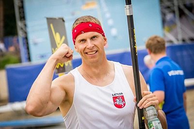 Lietuvos kanojininkas Henrikas Žustautas pelnė Europos žaidynių auksą: pakartojo 2015-ųjų sėkmę
