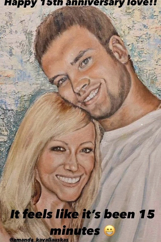 Antanas Kavaliauskas su žmona / „Instagram“ nuotr.