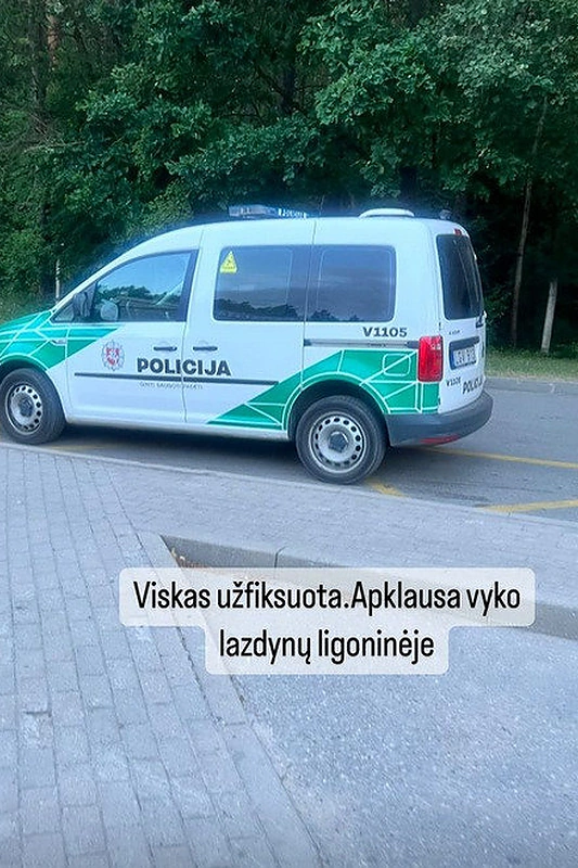 Laima Pikul įkrito į 3 metrų duobę / Asmeninio archyvo nuotr.