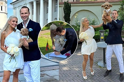 Po vestuvių Ispanijoje darkart susituokė D.Urbanaitė ir K.Schukowski: po priesaikos – į kurortą