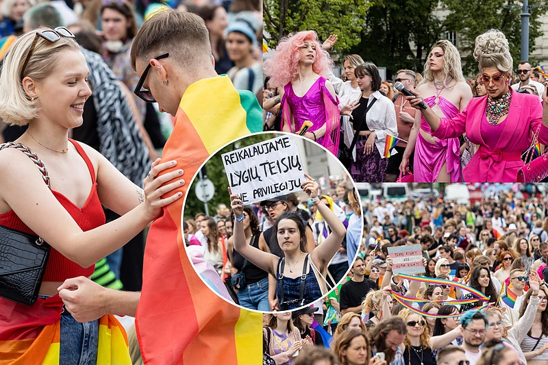 „Vilnius Pride 2023“ eitynėse – 5 tūkstančiai spalvingų dalyvių: „Nusipelnėme lygių teisių“