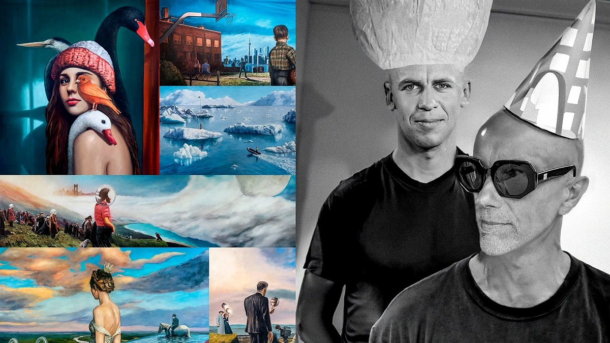 Algis Kriščiūnas ir Vidas Bareikis / Asmeninio albumo nuotr.