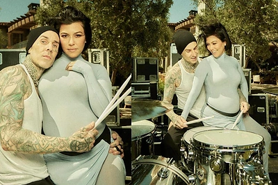 K.Kardashian ir T.Barkerio kūdikio lyties atskleidimo šventė – lyg koncertas: paskelbė, kas gims