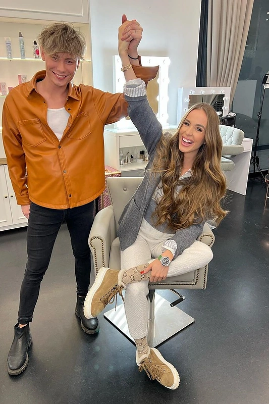 Ąžuolas Misiukevičius ir Viktorija Siegel / Asmeninio albumo nuotr.