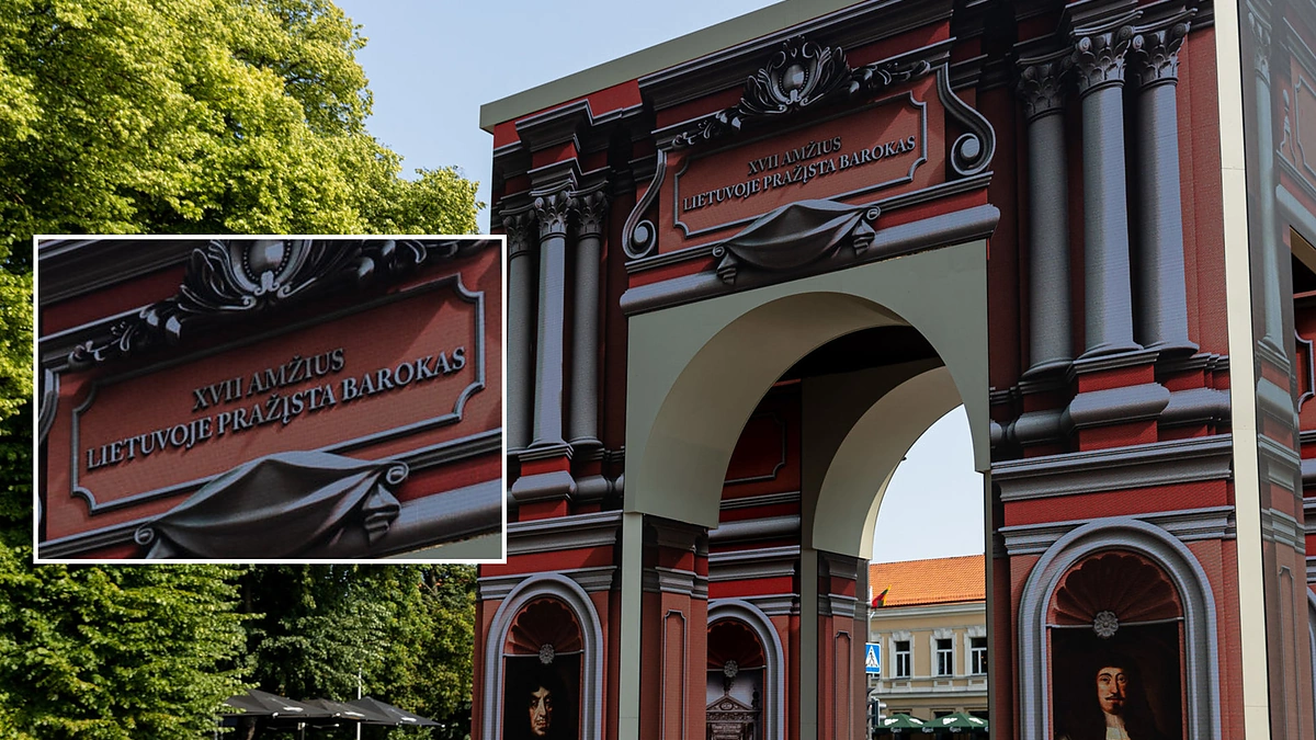 Triumfo arka Vilniuje / Pauliaus Peleckio / BNS nuotr.