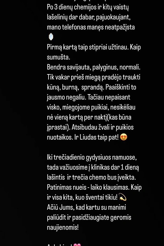 Indrės Burlinskaitės-Vaisietos įrašas / Stopkadro nuotr.