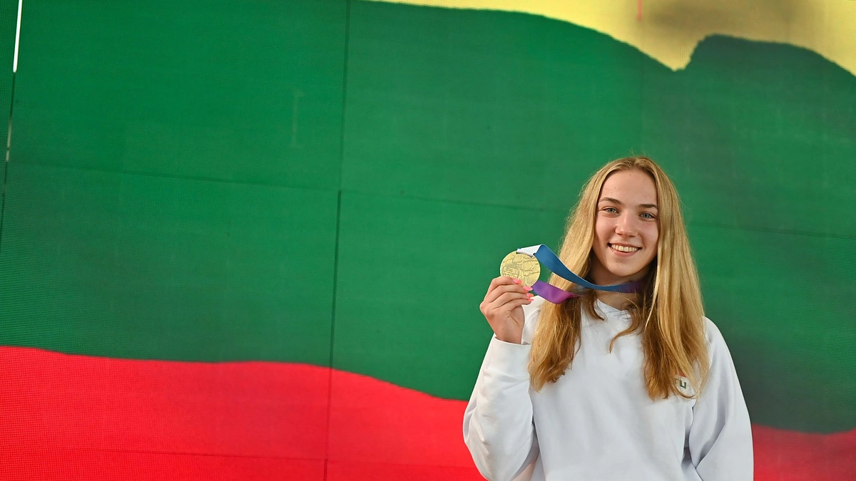 Smiltė Plytnikaitė / Dariaus Kibirkščio/LTU Aquatics nuotr.