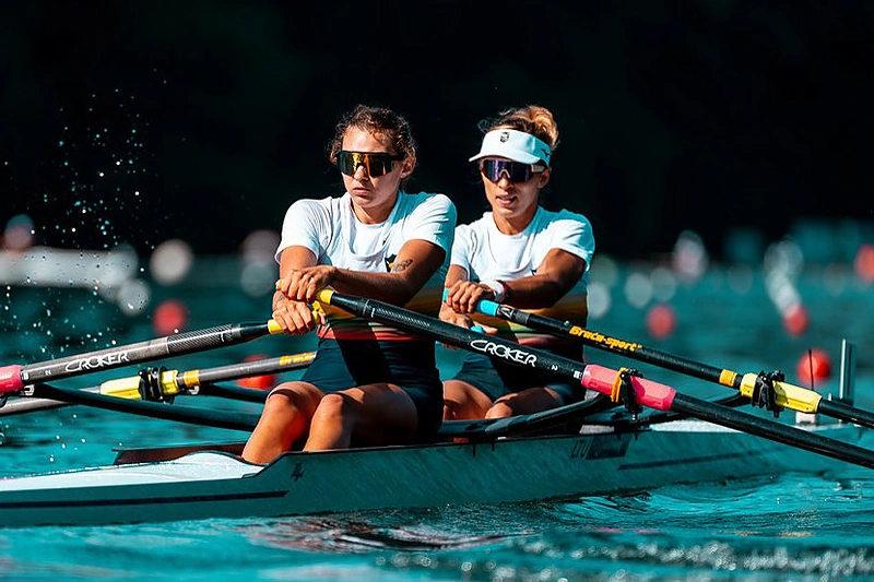 Donata Karalienė ir Dovilė Rimkutė / „World Rowing“ nuotr.