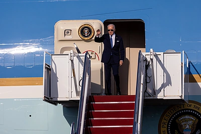 Joe Bidenas atvyko į Vilnių / Pauliaus Peleckio / BNS nuotr.