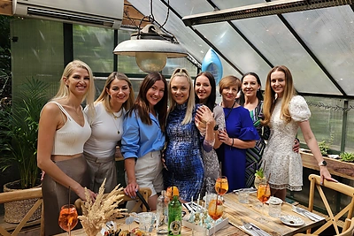 Akvilės Kisielienės kūdikio sutiktuvių šventė / Asmeninio albumo nuotr.