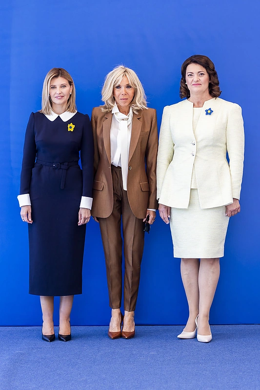 Dianos Nausėdienės ir Olenos Zelenskos priėmimas Ukrainos centre / Irmanto Gelūno / BNS nuotr.