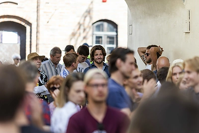 Joe Bideno kalbos laukia minios žmonių / Irmanto Gelūno / BNS nuotr.