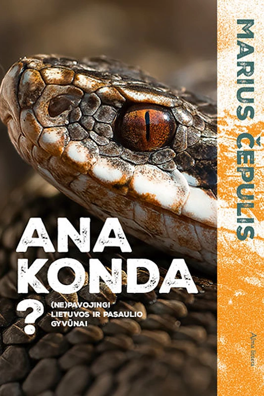 Knygos „Ana konda?“ viršelis / Mariaus Čepulio nuotr.