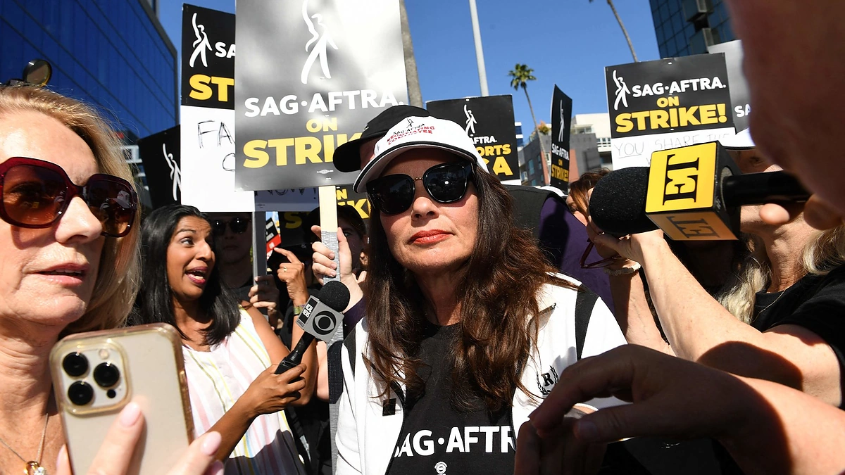 Piketas Holivude / AFP/„Scanpix“ nuotr.