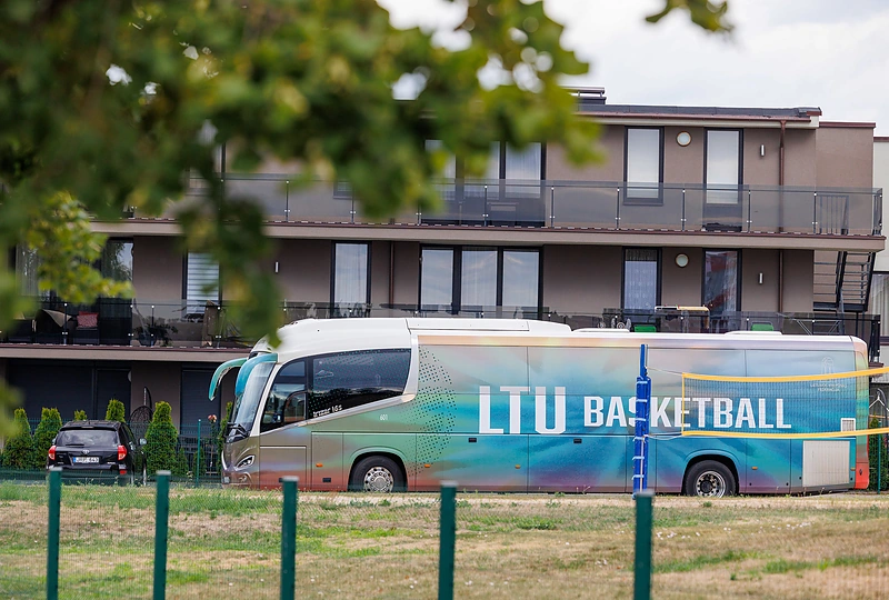 Lietuvos krepšinio rinktinė / Eriko Ovčarenko / BNS nuotr.