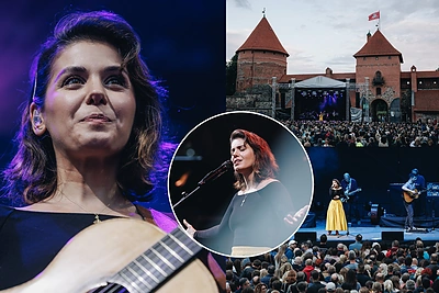 Penktą kartą Lietuvoje viešinti Katie Melua koncertavo Trakų pilyje: „Ši vieta – visiškai nuostabi“