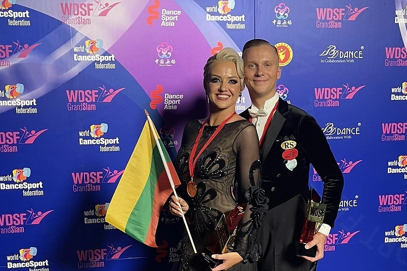 Evaldas Sodeika ir Ieva Sodeikienė – trečią kartą pasaulio čempionai / LSŠF nuotr.