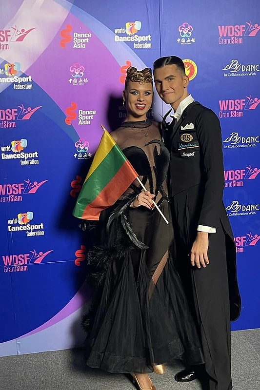 Marko Bodinis ir Kristina Charitonovaitė pasaulio čempionate buvo aštunti / LSŠF nuotr.