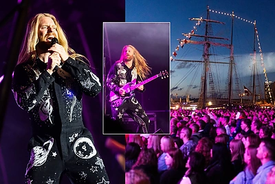 Jūros šventėje – „Eurovizijos“ žvaigždės S.Ryderio koncertas: „Space Man“ pakerėjo Klaipėdą