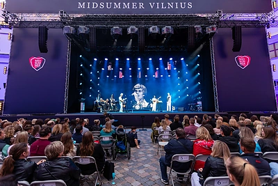 „Midsummer Vilnius“: grupė „Garbanotas“ / Lukas Balandis / BNS nuotr.