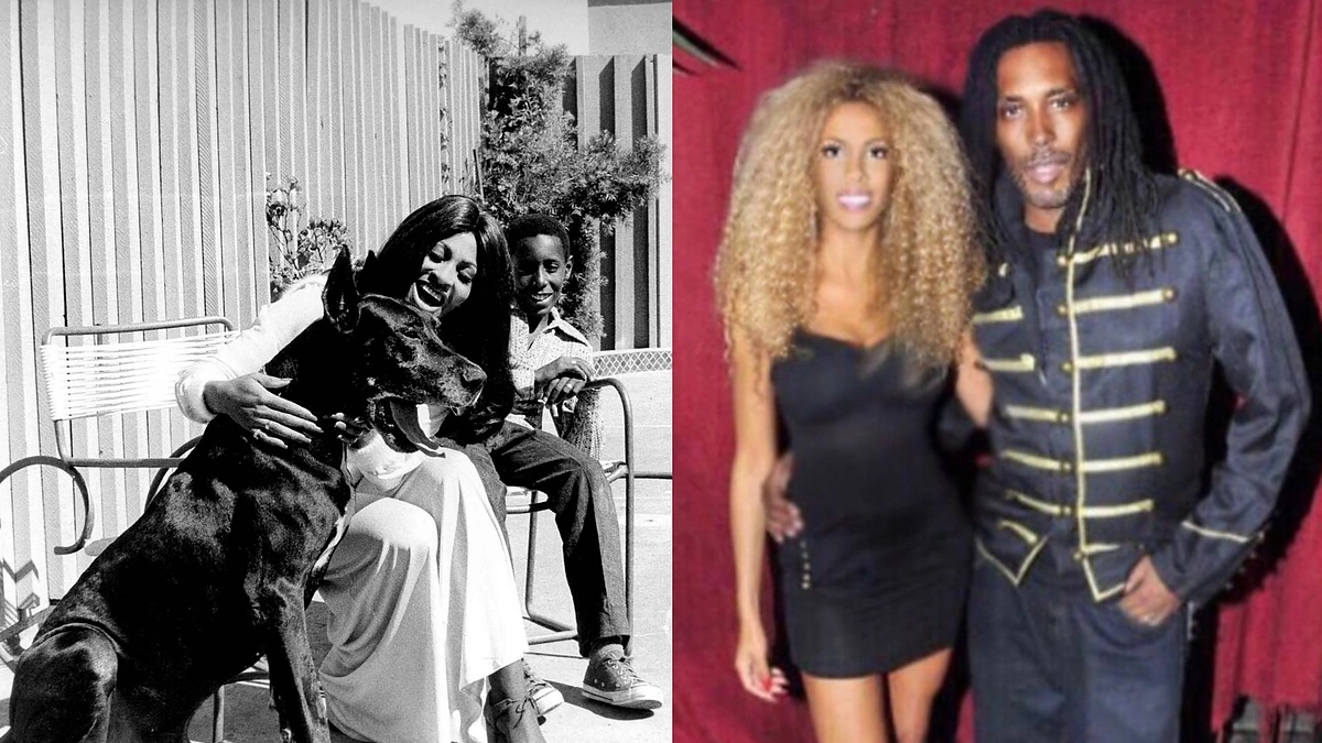 Tina Turner su sūnumi Ronnie (kairėje), Afida ir Ronnie Turner (dešinėje) / Scanpix ir socialinių tinklų nuotr.