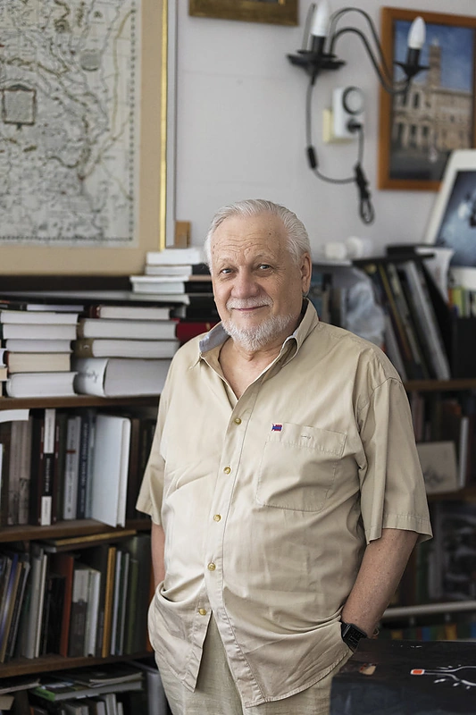 Laikas nesumažino Vidmanto Povilionio užsidegimo gilintis į Lietuvos ir giminės istoriją / Gretos Skaraitienės / BNS nuotrauka