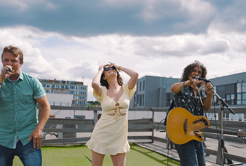 „Skamp“ dainos „Summertime“ 25 metų sukakties proga – pasirodymas ant stogo / Asmeninio albumo nuotr.