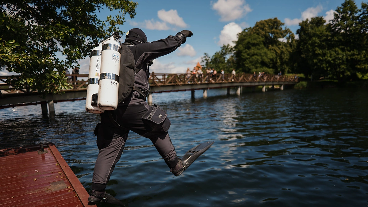 Ežero valymas / Įmonės atstovų nuotr.