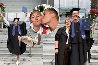 Norberto Liatkovskio rankose – bakalauro diplomas: planą po studijų pakeitė bilietai į Maldyvus