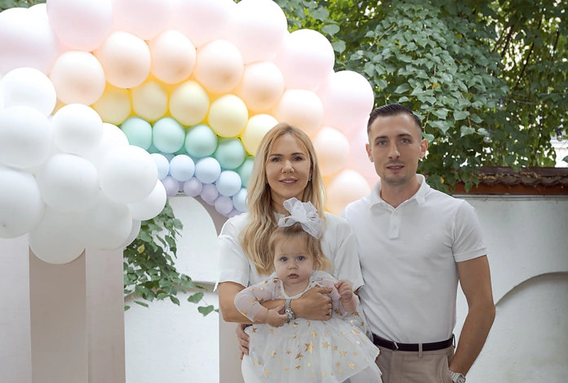 Gintarės Eimantaitės-Armalės dukters Dios 1-asis gimtadienis / Renatos Šimkuvienės nuotr.