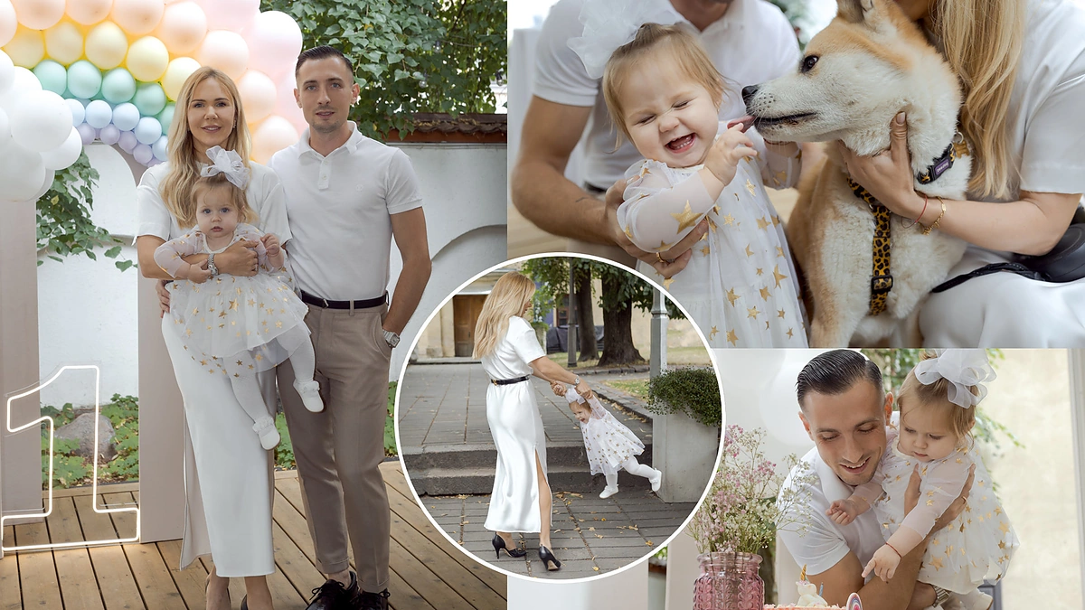 Gintarės Eimantaitės-Armalės dukters Dios 1-asis gimtadienis / Renatos Šimkuvienės nuotr.