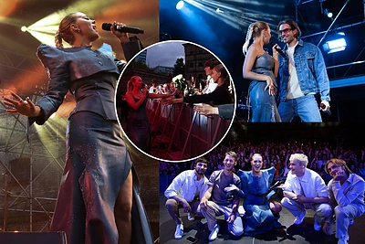 Monika Linkytė klausytojus užbūrė svajingomis melodijomis didžiausiame savo vasaros koncerte