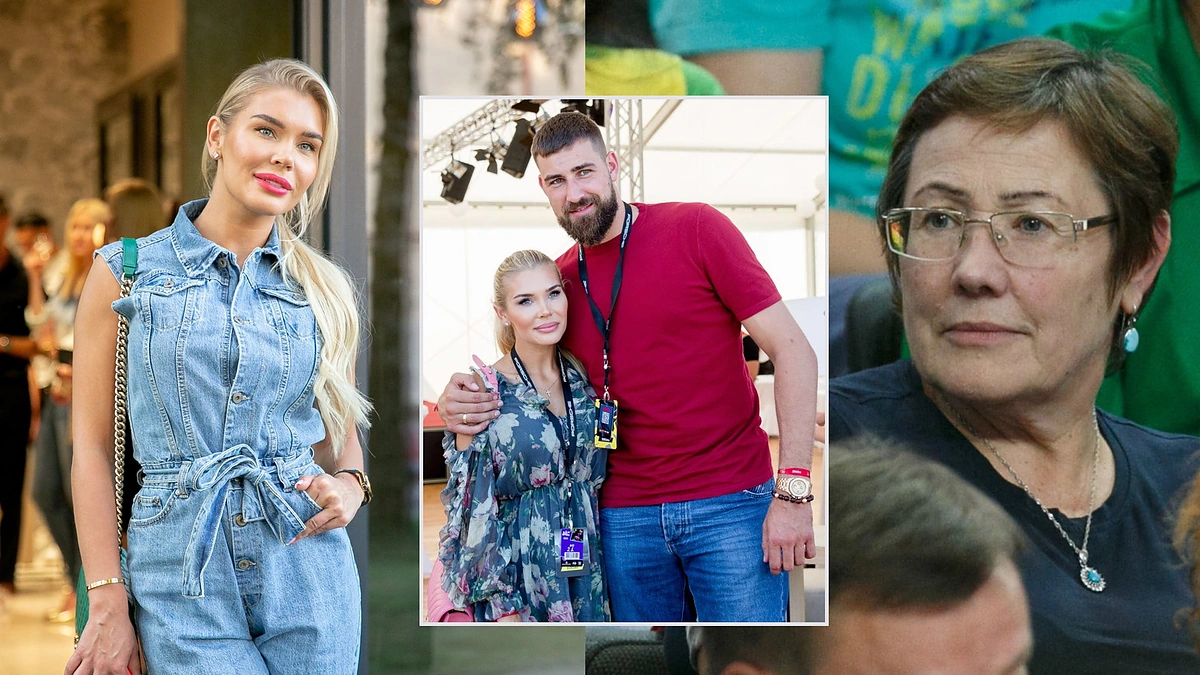 Eglė ir Jonas Valančiūnai su Danute Valančiūnaite / BNS nuotr.