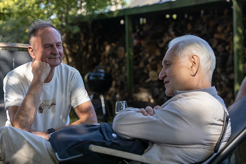 Gediminas Zujus (kairėje) ir Jaroslavas Cechanovičius / Erlendo Bartulio nuotr.