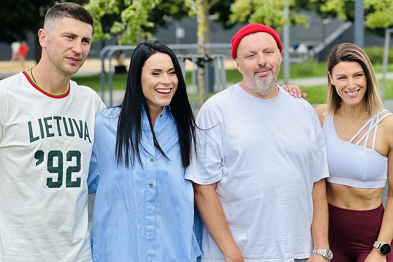 Alanas Dzeranovas, Živilė Povilaitytė-Buzaitė, Andrius Užkalnis, Agnė Dzeranova / I.Krupavičiaus nuotr.