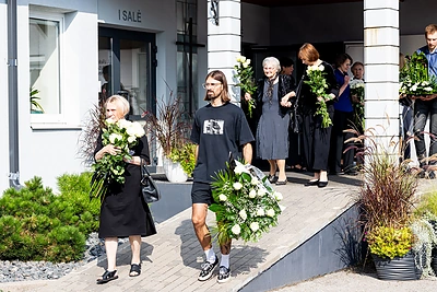 Atsisveikinimas su Virginija Krivickiene / Lukas Balandis / BNS nuotr.