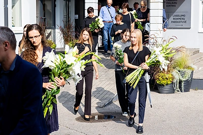 Atsisveikinimas su Virginija Krivickiene / Lukas Balandis / BNS nuotr.