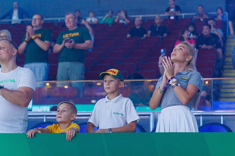 Rungtynių akimirka / Eriko Ovčarenko / BNS nuotr.