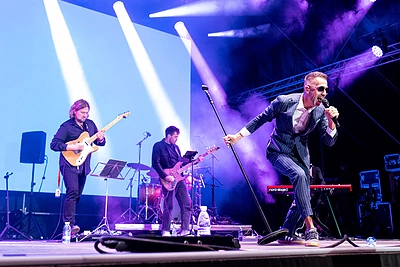 Lino Adomaičio koncertas Sostinės dienose / Pauliaus Peleckio / BNS nuotr.