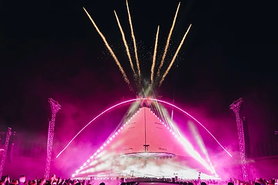 Justino Jaručio koncerto akimirka / Augustės Lemežytės nuotr.