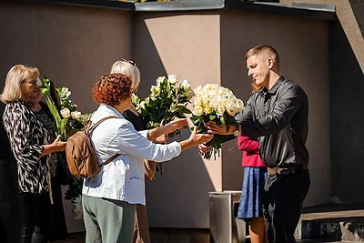 Atsisveikinimas su maestro Aloyzu Jarecku / Živilės Večiorkutės nuotr.