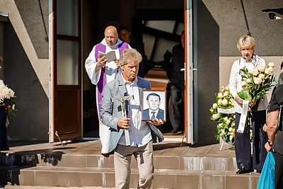 Atsisveikinimas su maestro Aloyzu Jarecku / Živilės Večiorkutės nuotr.