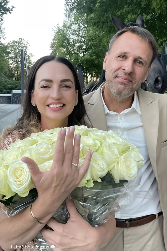 Jurgos Anusauskienės ir Nerijaus Vernicko sužadėtuvės / Evelinos Anusauskaitės-Young nuotr.
