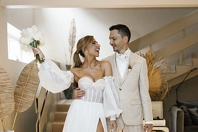 Mindaugo Anusausko ir Emilės Valiukaitės vestuvės / Aisčio Roko nuotr.