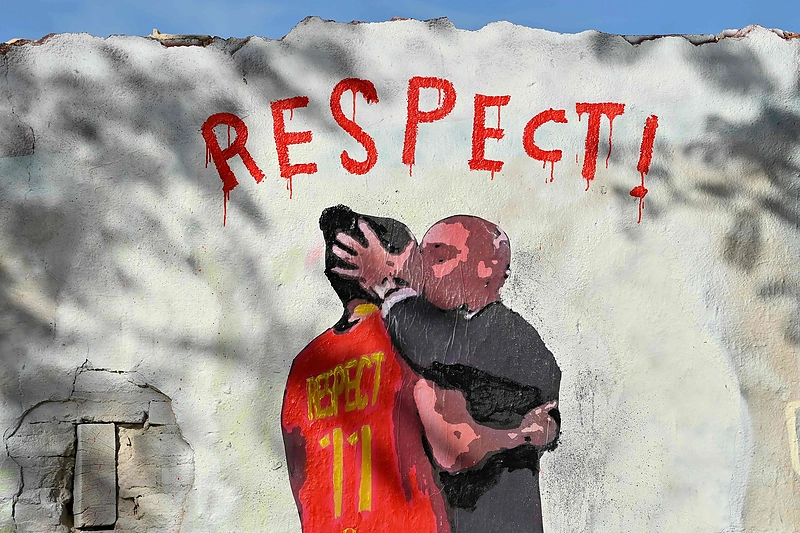 Jenni Hermoso, Luisas Rubialesas / AFP/„Scanpix“ nuotr.