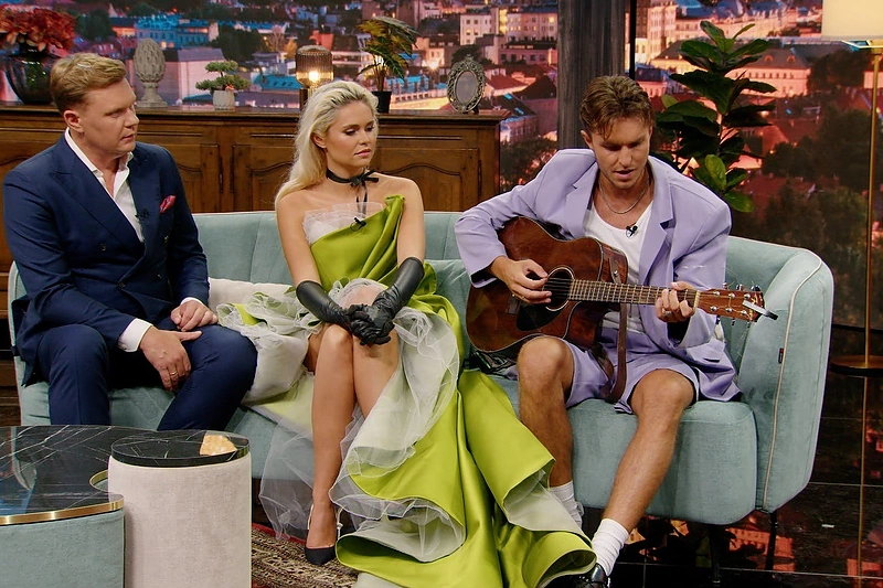 Martynas Kavaliauskas laidoje „Gero vakaro šou“ / Stopkadro nuotr.