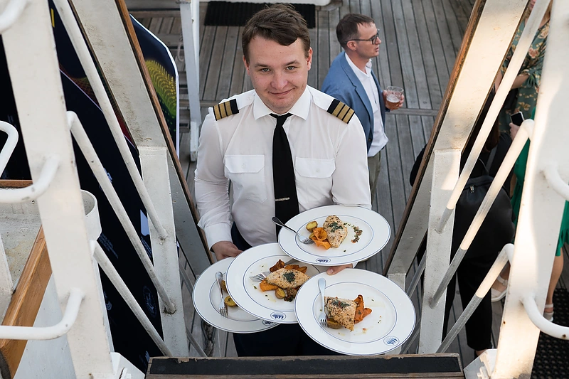 Inovatyvios akvakultūros „derliaus“ degustacinė vakarienė / „Meridiano“ archyvo nuotr.