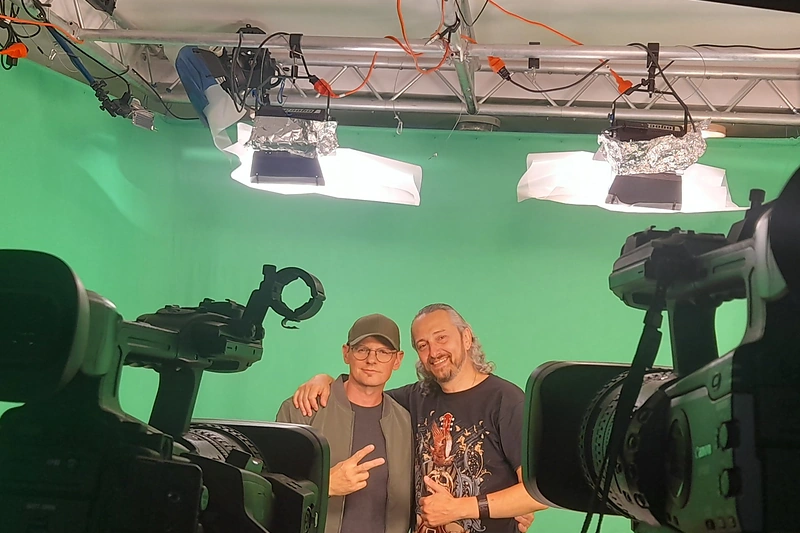 Egidijus Lukšys su Tarasu Borovoku / Asmeninio archyvo nuotr.