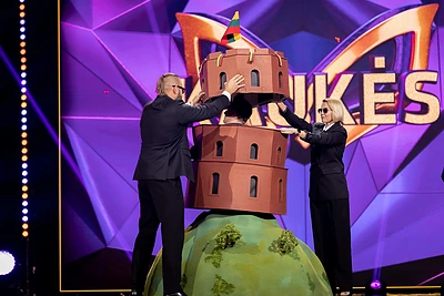 Edgaras Lubys projekte „Kaukės“ / Svetlanos Bolnienės nuotr.